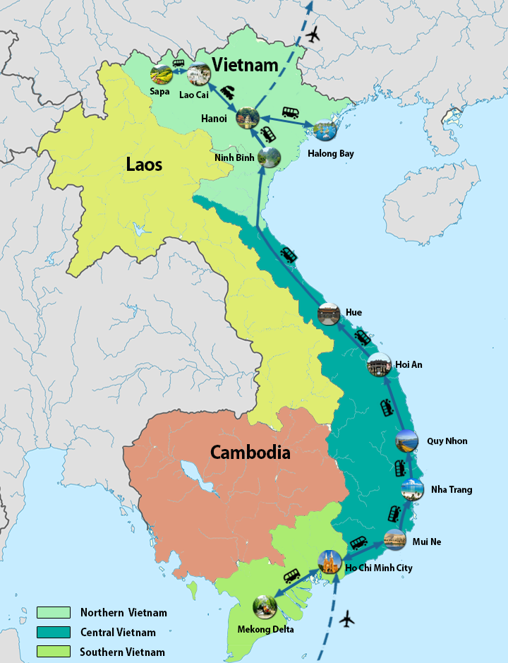 Vietnam Complete Tour 25 Days from South to North in 25 days